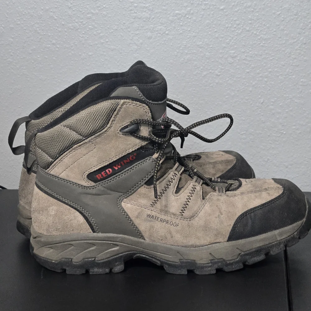 Red Wing Boots Truhiker Work Waterproof Safety Toe Hiker Brown Mens 10 D #3561